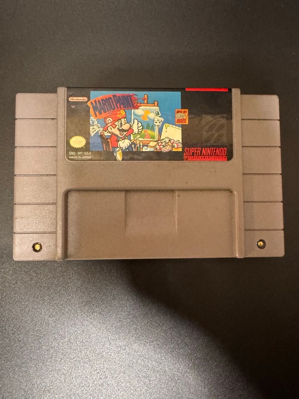 Super Nintendo SNES Mario Paint video game - cartridge only - tested & works